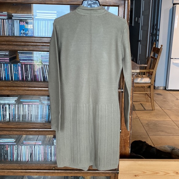 Vintage Merino Wool Cardigan DEKKER Long Size Small - Picture 3 of 10